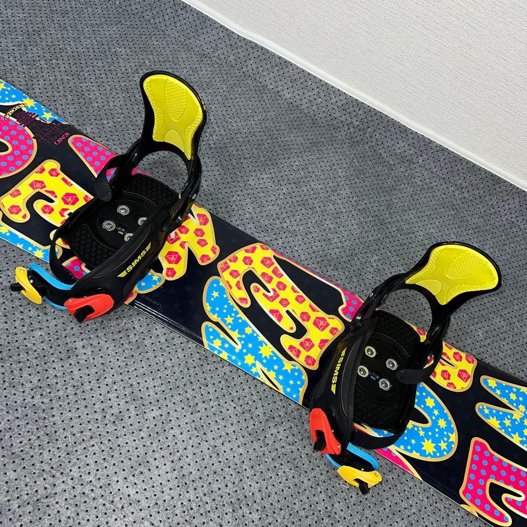 数回使用 キッズスノーボード IGNIO 140cm＋バイン＋レースブーツ