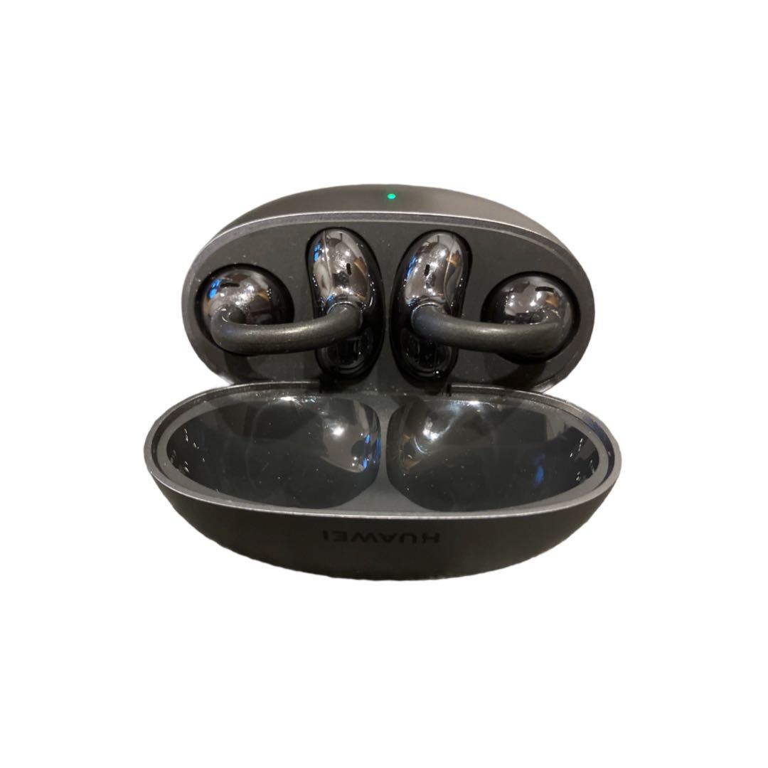 美品★HUAWEI FreeClip ブラック★イヤーカフ型ワイヤレスイヤホン