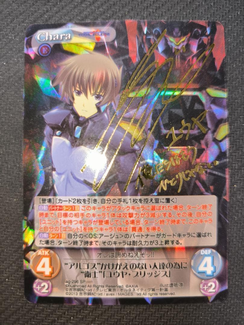 Chaos サイン かけがえのない人達の為に「ユウヤ・ブリッジス」 マブラヴ