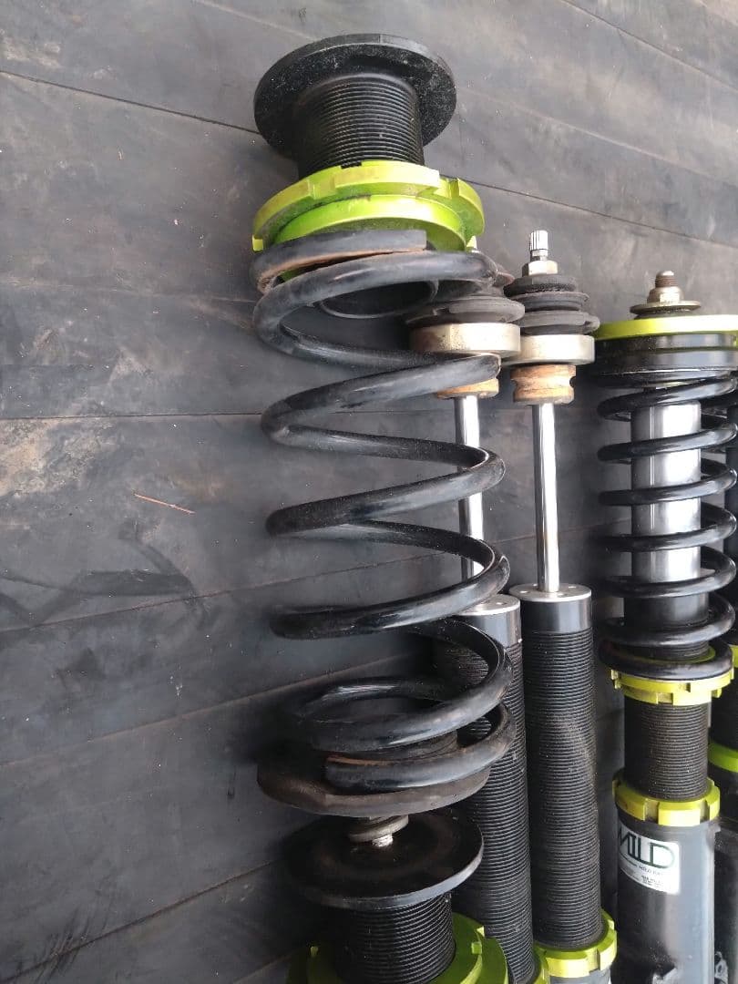 車高調 フルタップ 減衰力調整MILD　マイルド　ムーブ　100系？　ジャンクで