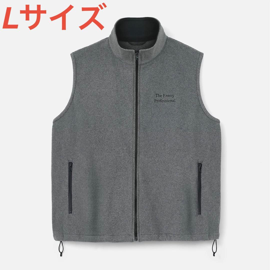 トップス ENNOY PROFESSIONAL FLEECE VEST (GRAY)