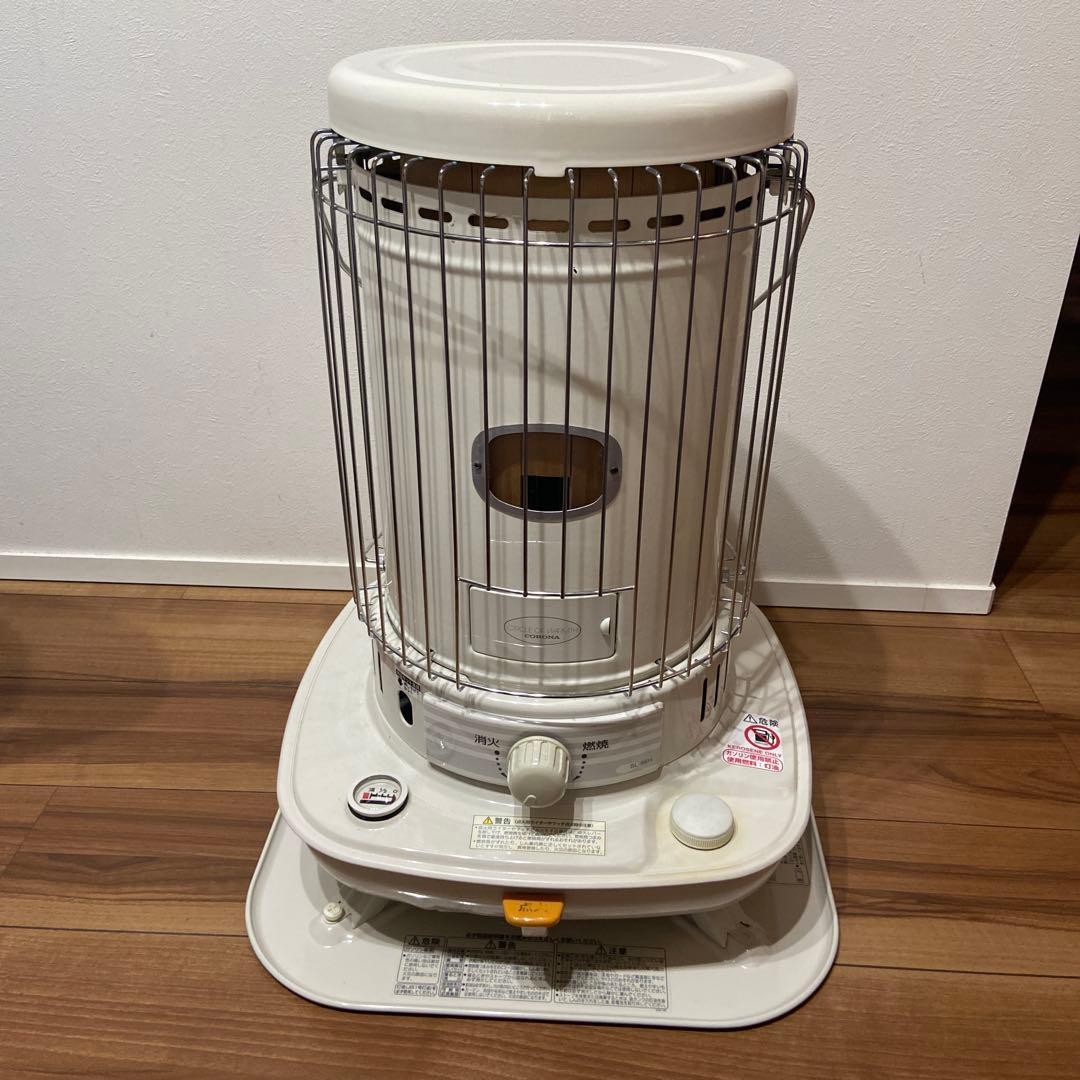 コロナ SL-66H ホワイト 自然気化式ストーブ