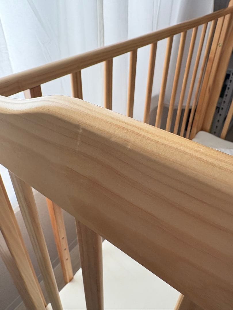 【美品】カトージ ハイシートベビーベッド 標準サイズ