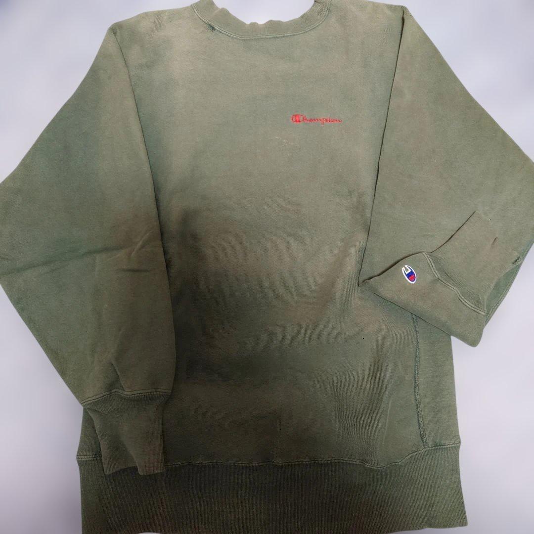 チャンピオン リバースウィーブ 90s アメリカ製 スウェット グリーン XL