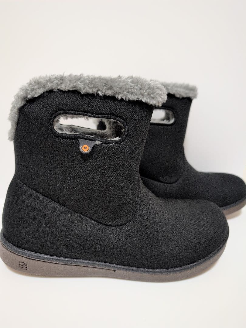 未使用BOGS 防水 耐久性 保湿ショートスノーブーツ 24cmブラック