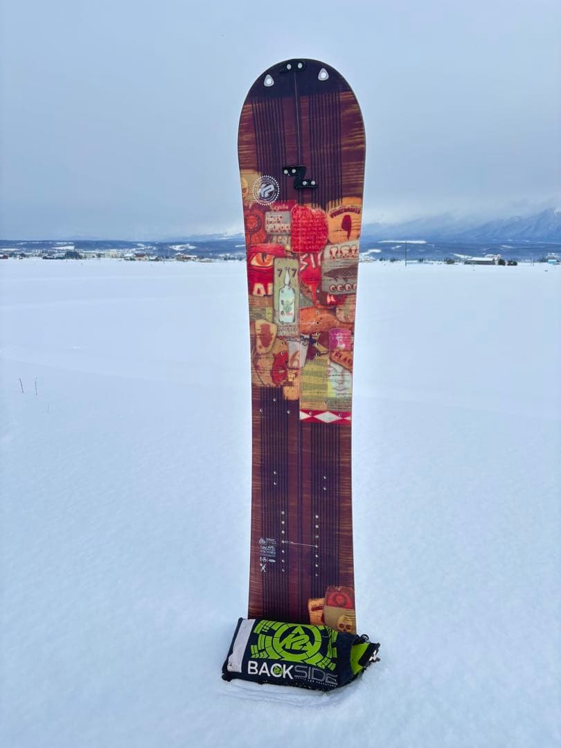 スノーボード　スプリットボード　K2 Panoramic 168 板　シール付き