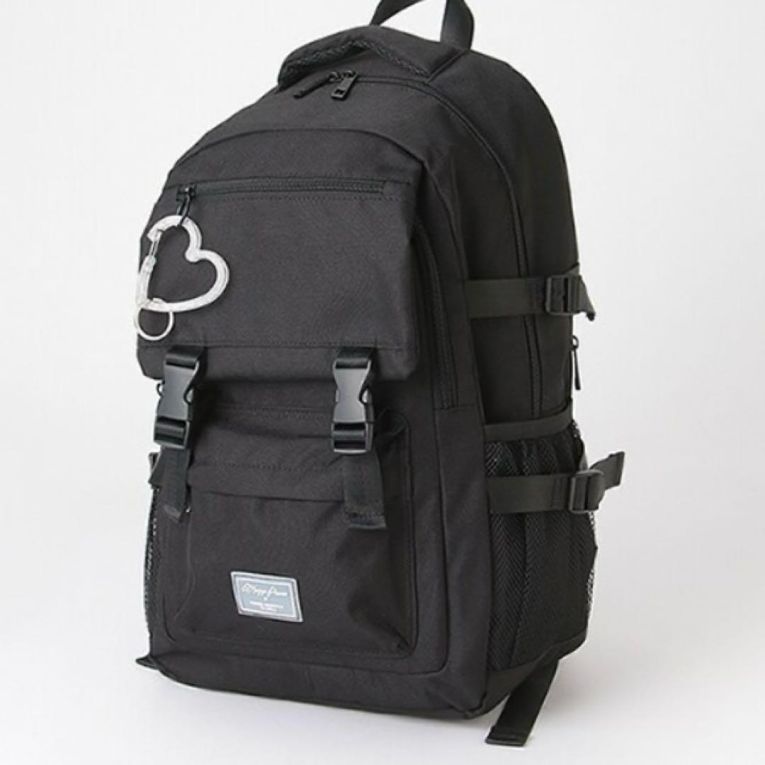 メゾピアノジュニア ラメカラビナつきフラップリュック