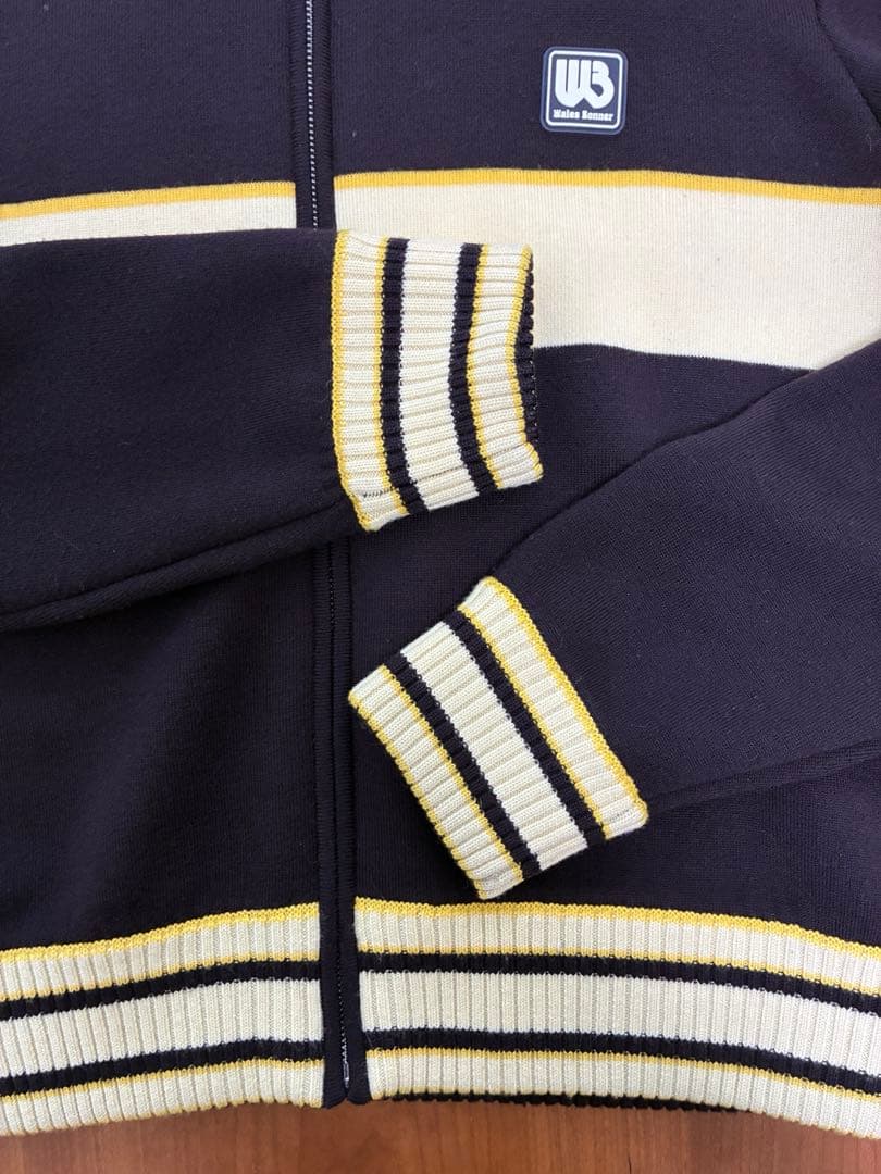 ウェールズボナー　ニットトラックジャケット