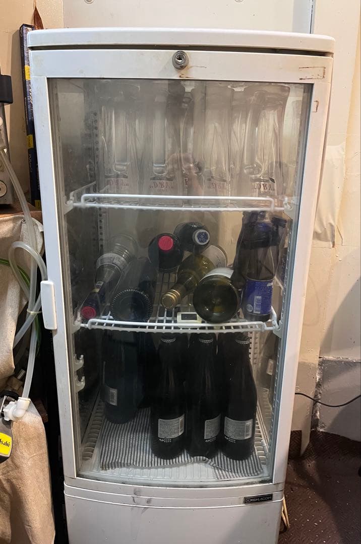 レマコム 4面ガラス冷蔵ショーケース (98L) RCS-4G98