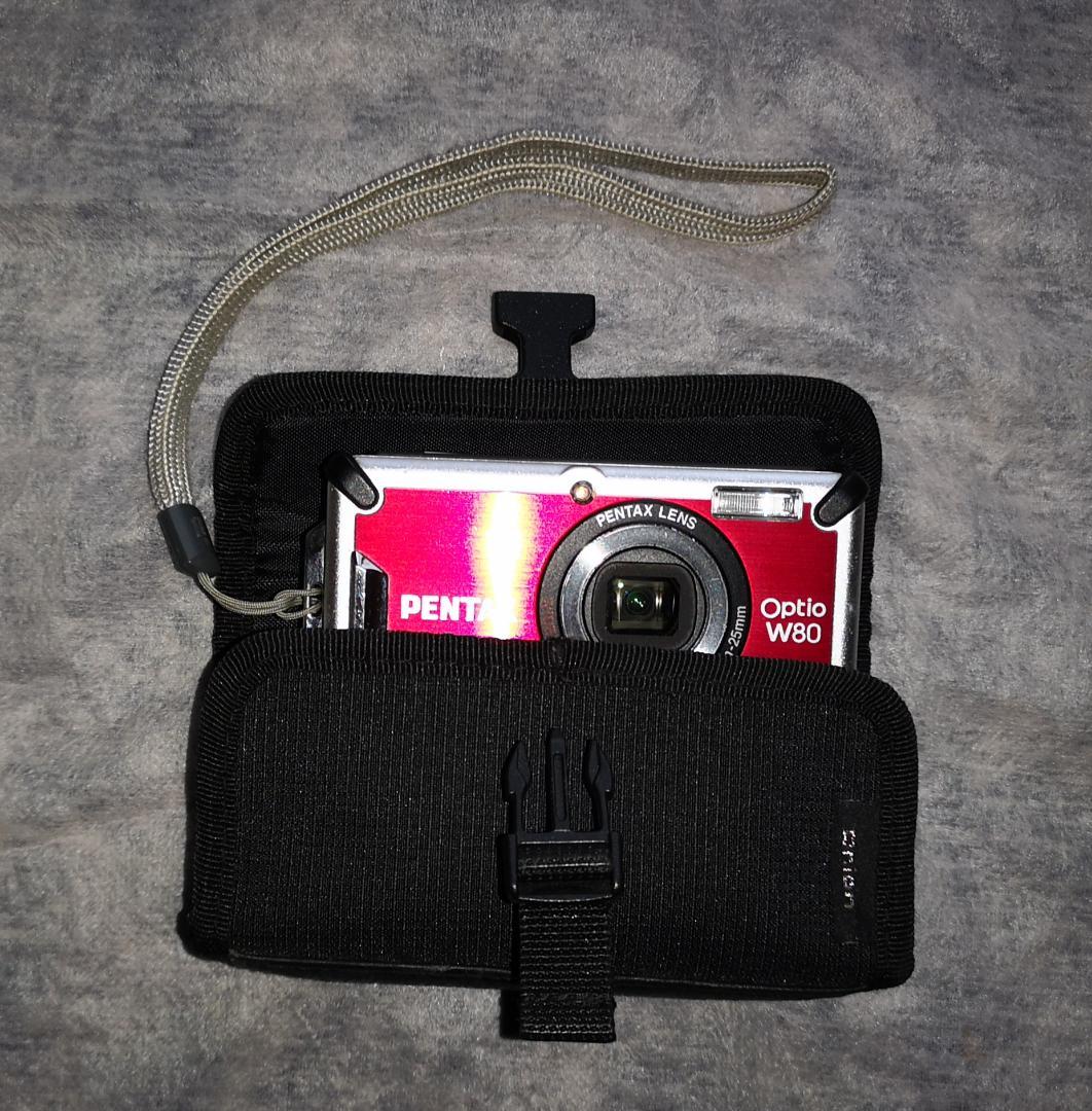 防水カメラPENTAX optio W80レッド