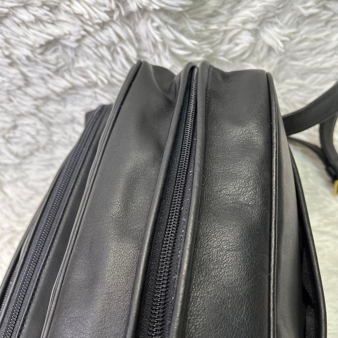 希少美品✨COACH オールドコーチ　ショルダーバッグ レザー　ブラック　A4