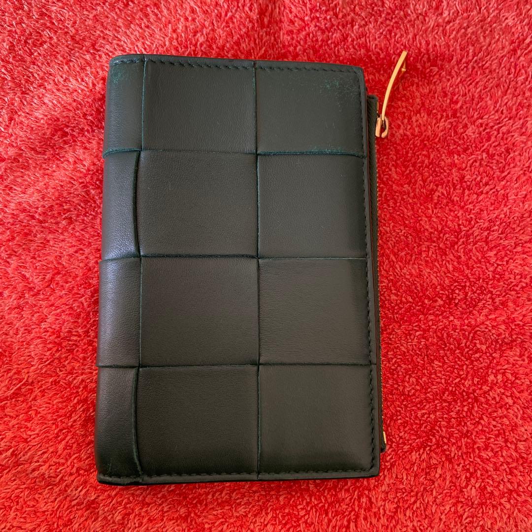 Bottega Veneta エメラルドグリーン　二つ折