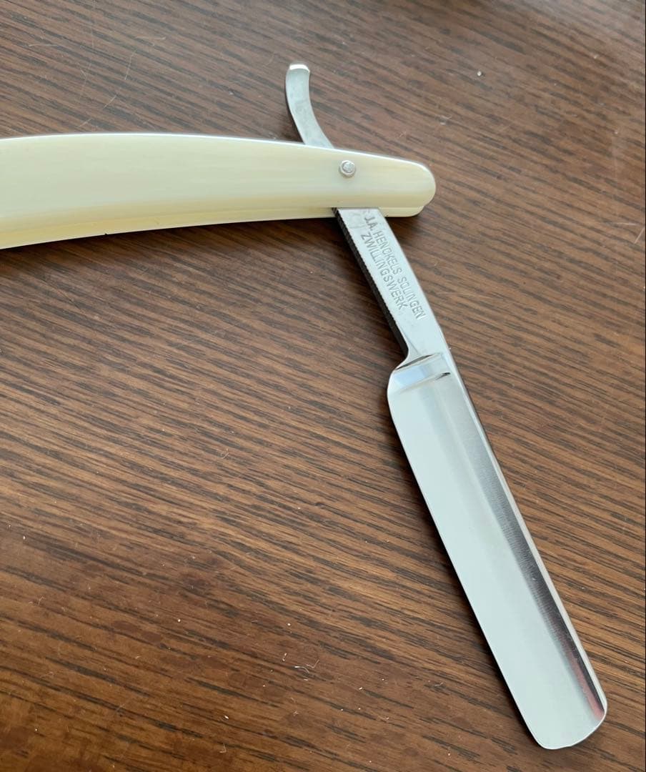 ヘンケルス Friodur 70 1/2 カミソリ Zwilling 直刃剃刃