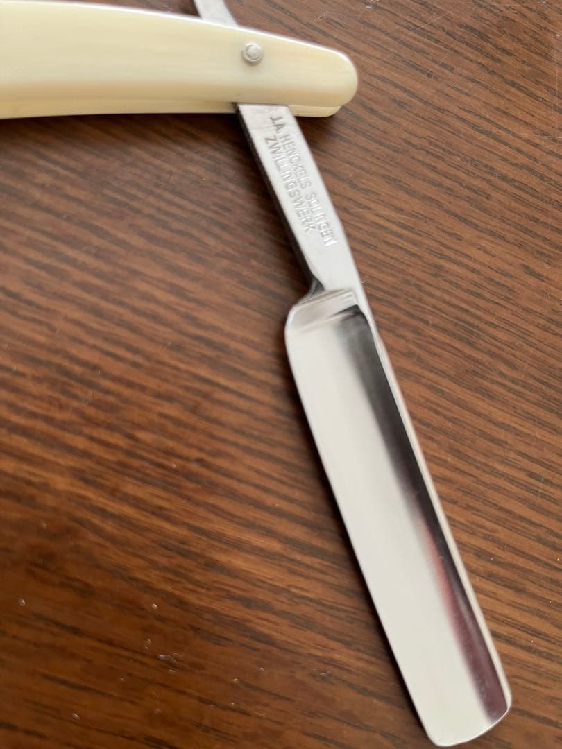 ヘンケルス Friodur 70 1/2 カミソリ Zwilling 直刃剃刃