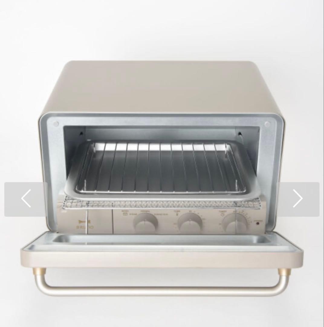 新品　ブルーノ　オーブントースター　スチール＆ベイク　ホワイト　定価16,500