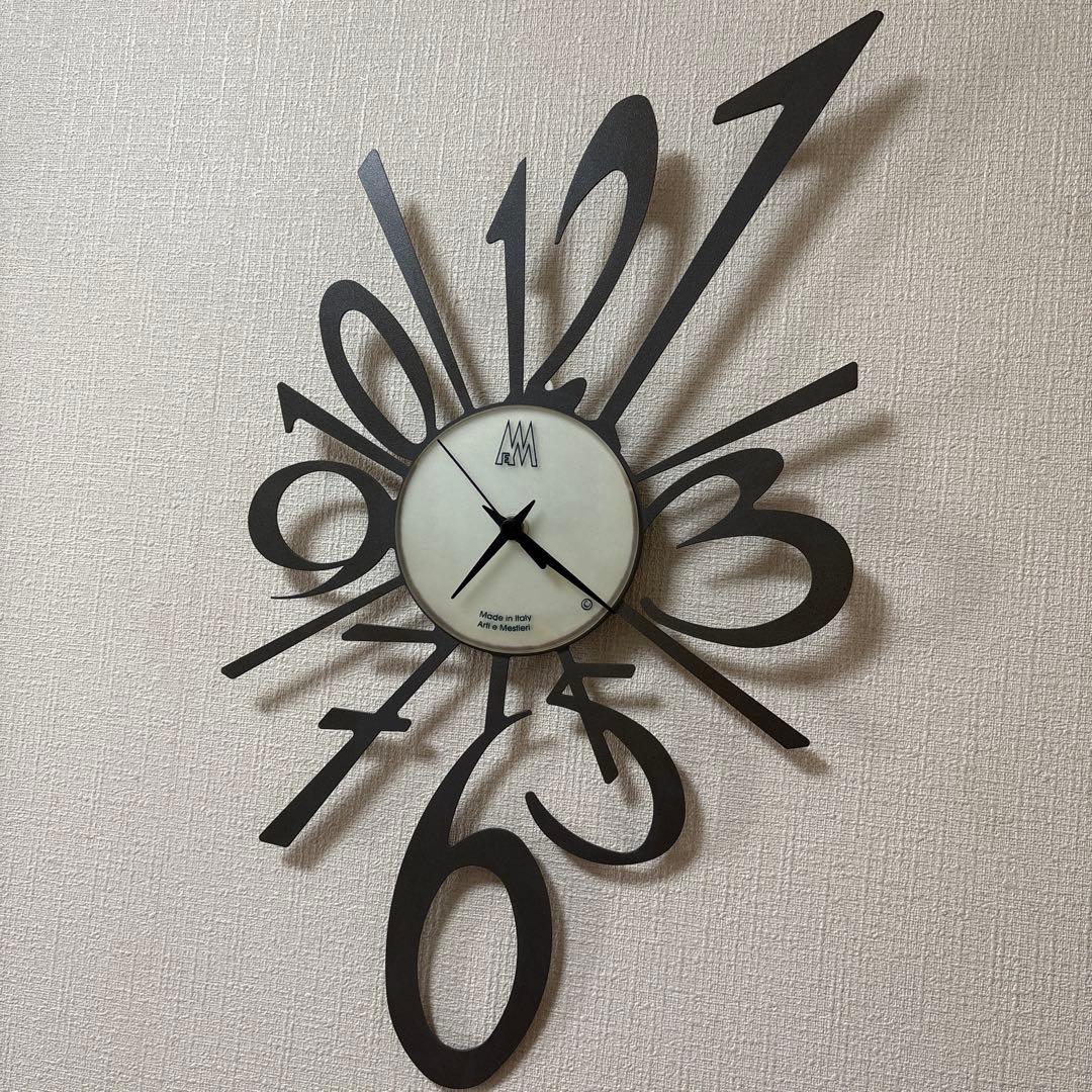 Arti&Mestieri 掛け時計 BIG-BANG グレー