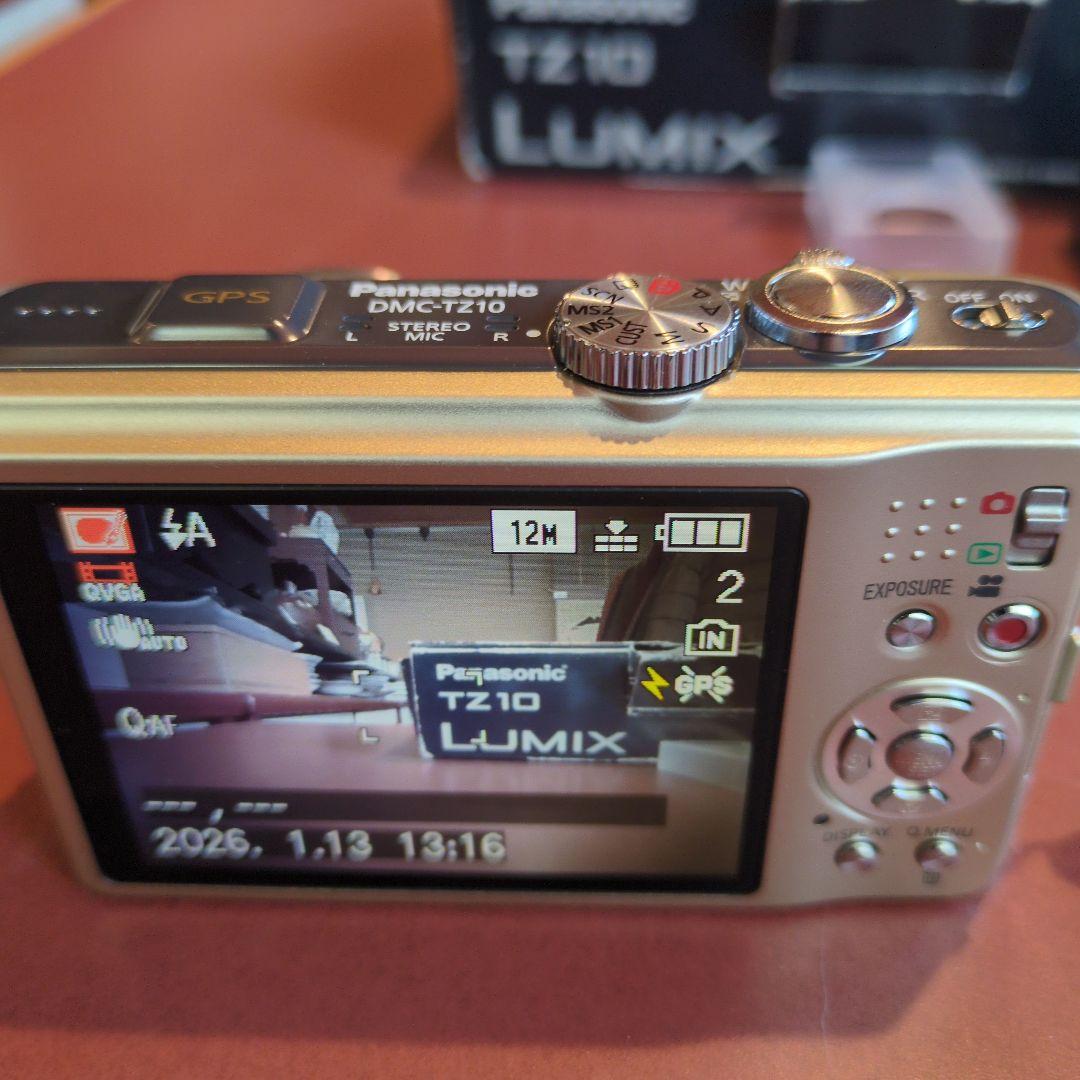 美品！Panasonic LUMIX TZ10 ゴールド