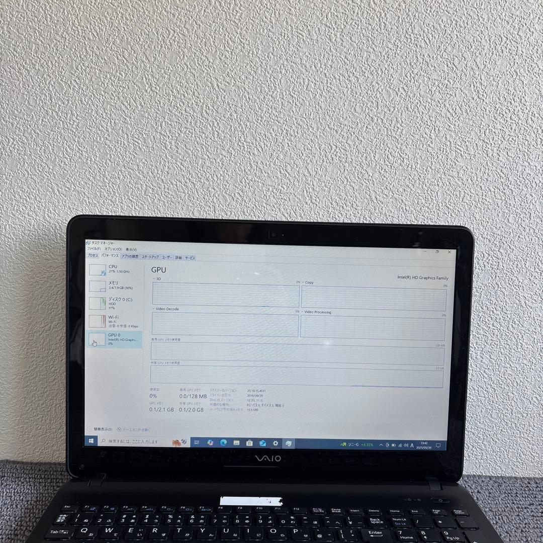 Sony VAIO VJF151C01N i7-4510Uメモリ8GB#5910