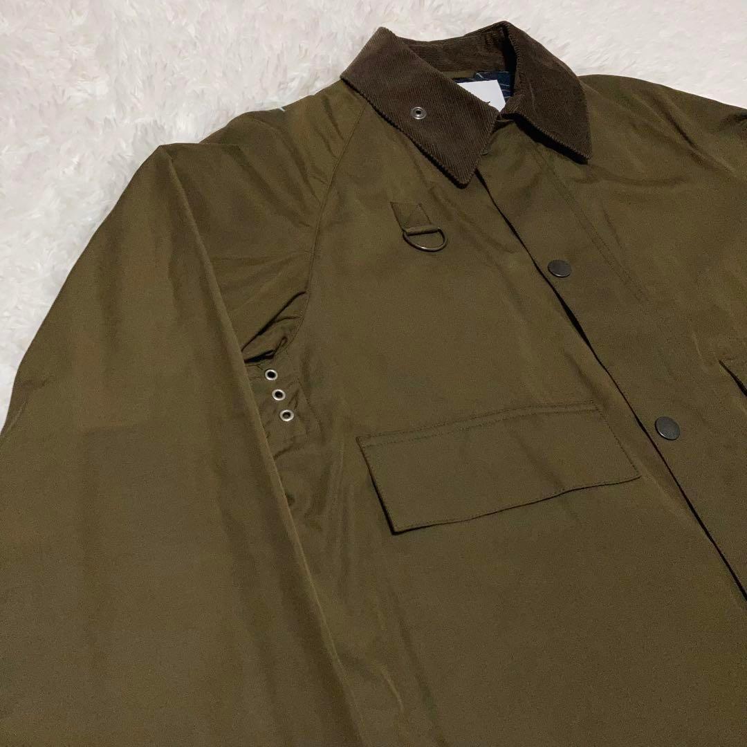 【極美品】バブアー スペイノンオイルジャケット 襟コーデュロイ 希少XLサイズ.