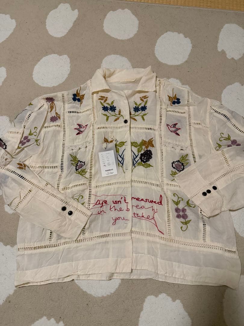 【完売商品】Embroidery Patchwork Shirts