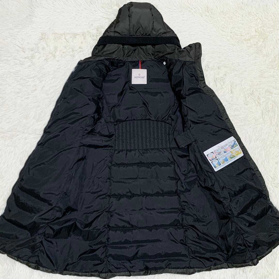 【yuyu】モンクレール ダウン TALEVE ラムレザー カーキ 2