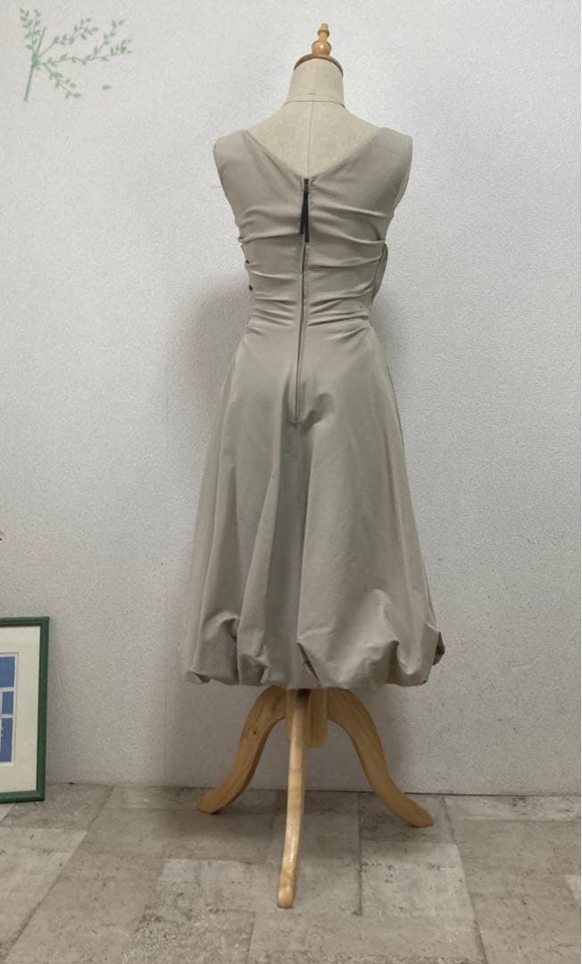 フォクシーニューヨーク　FOXEY カシュクールワンピース 38 ウォッシャブル