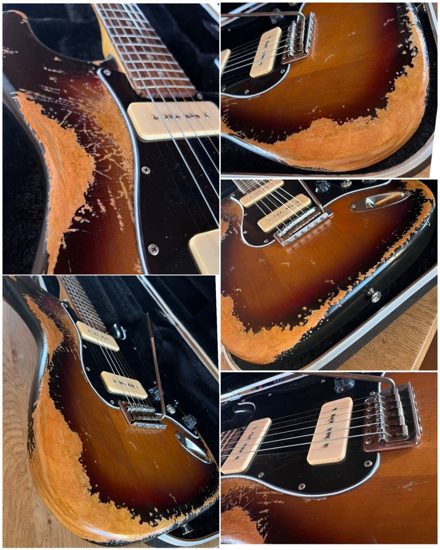 ハードレリック 60sストラトキャスター ソープバーPU × オイルコンデンサー