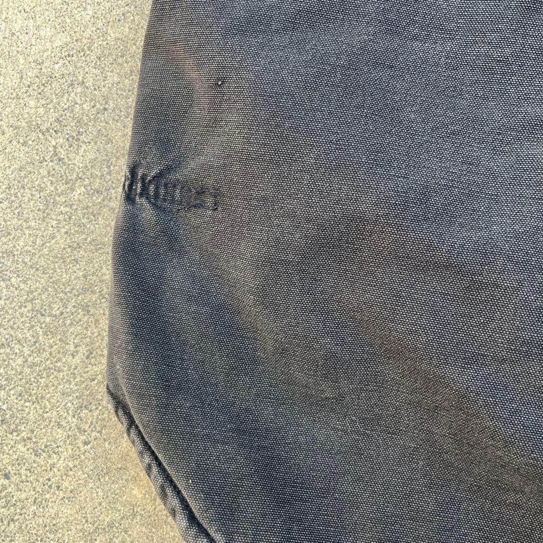 Carhart ダックベスト極上フェードブラック XL USA製