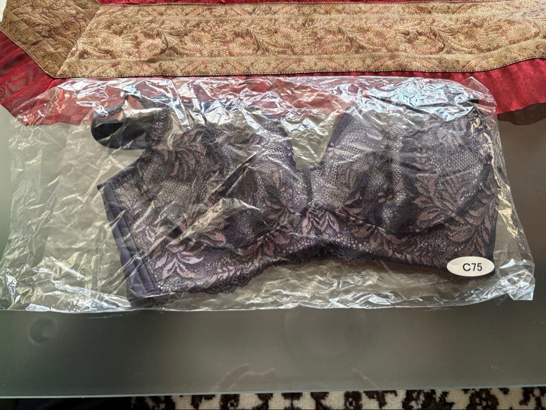 新品　株式会社ナウ ナウフィール 補正下着 ブラジャー C75ミュールブルー