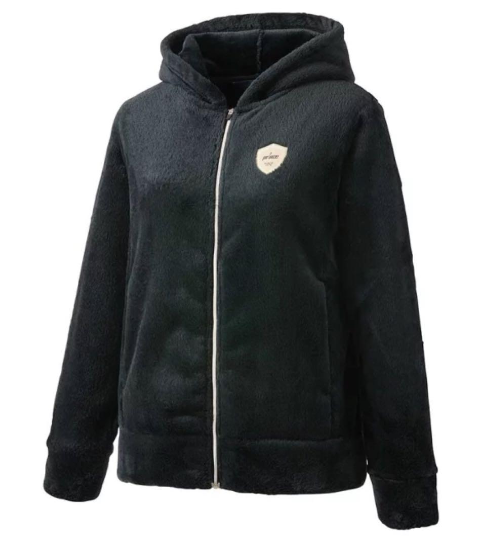 プリンス　フリースパーカー　黒　L