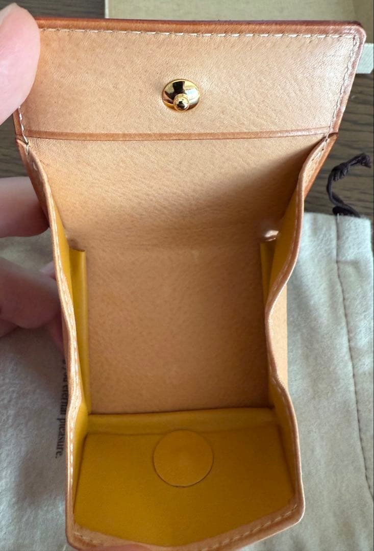 新品未使用　ganzo ブライドルレザー　小銭入れ