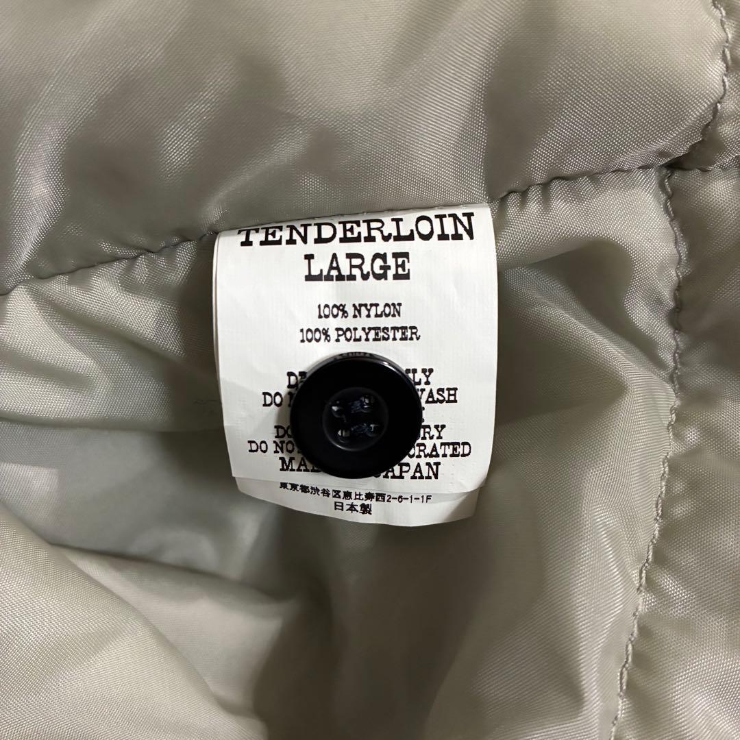 【希少入手困難】テンダーロイン　バックロゴ　中綿入レーシングジャケット　L