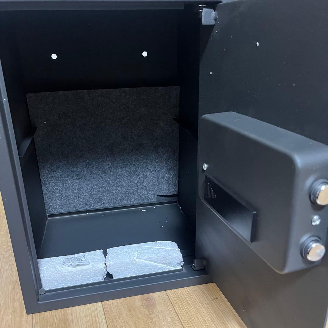 RPNB 金庫 家庭用 小型 電子金庫 保管庫 防犯 床・壁に固定可能 51L