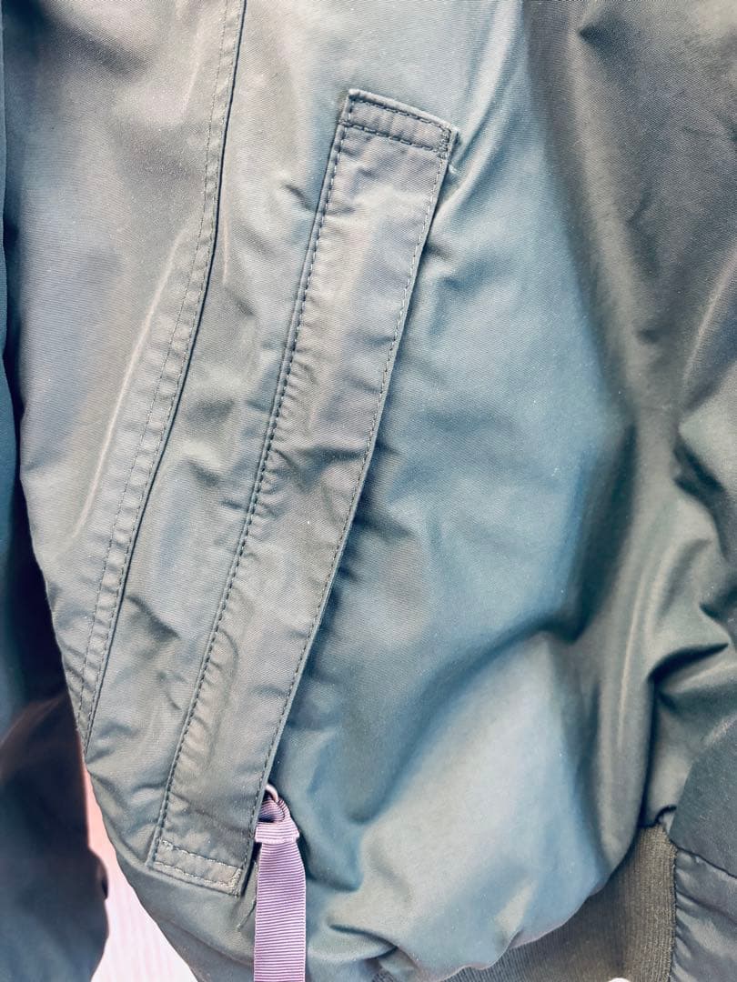 な*と様 Patagonia グリーン ジップアップブルゾン