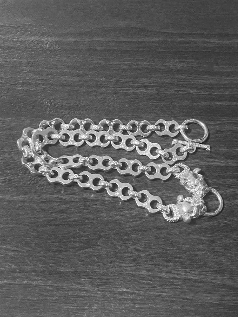 【在庫限り】ヴィンテージ ドッグチェーン S925ネックレス シルバー