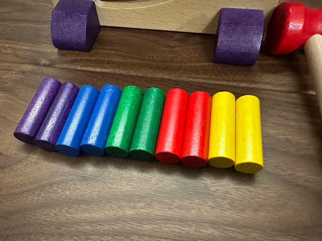 大工さん ニック社木製 知育玩具 ハンマートイ