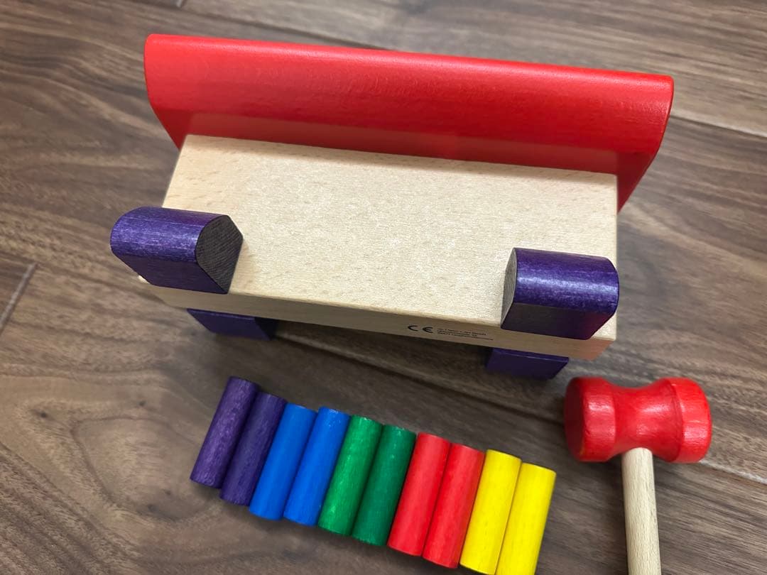 大工さん ニック社木製 知育玩具 ハンマートイ