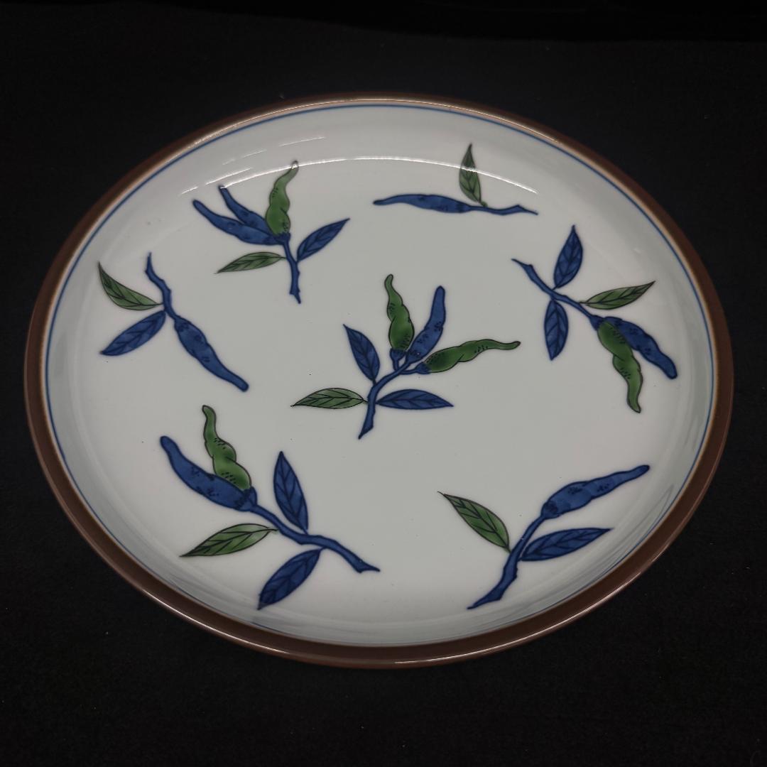 源右衛門窯 染錦胡椒絵 鉢２枚