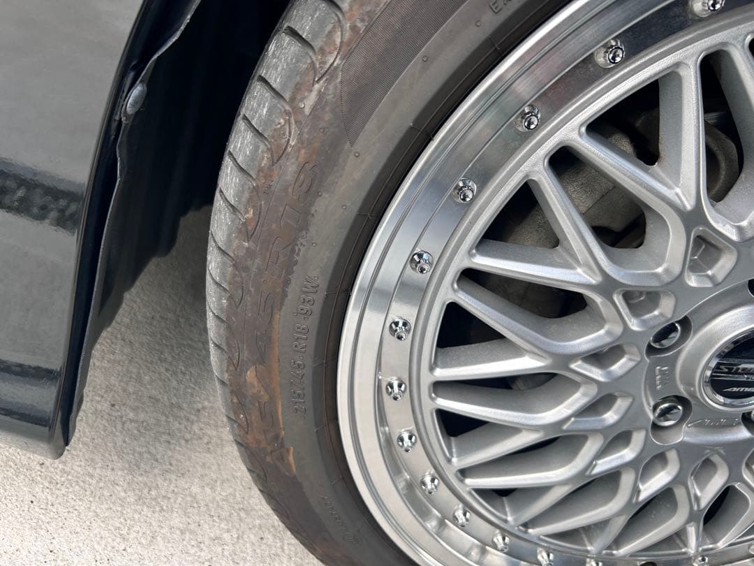 シュタイナー　FTX サテンシルバー　リムポリッシュ　18インチ　メッシュ