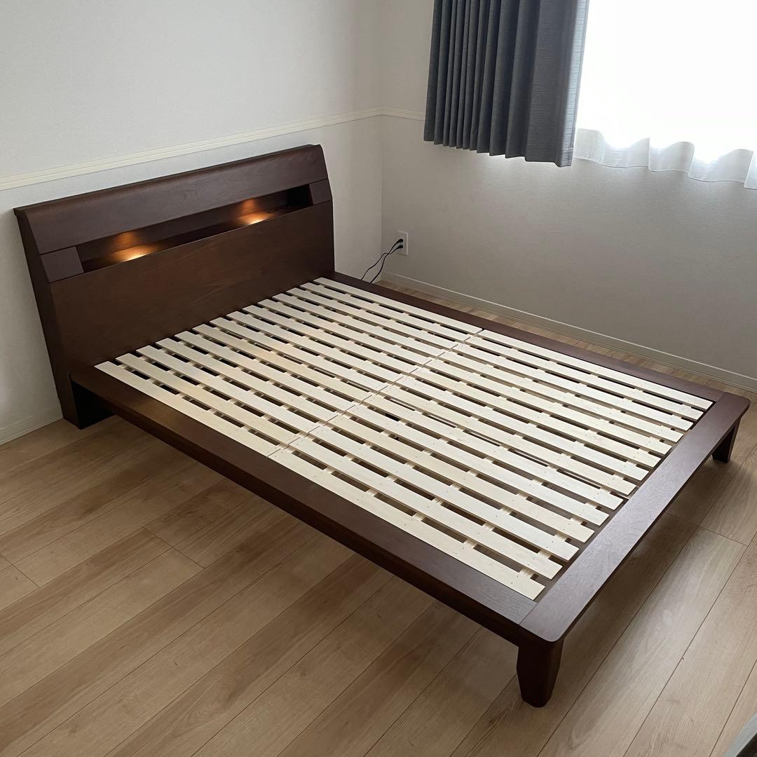 ニトリ ダブル すのこ ベッドフレーム ロデリック-S MBR