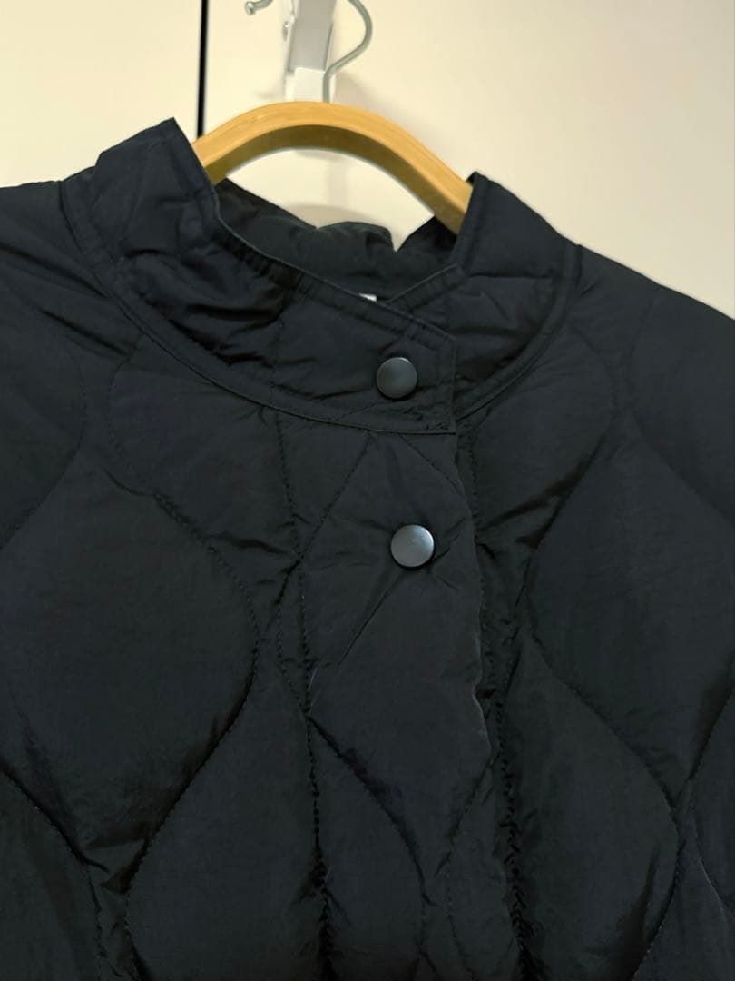【美品】Lavish Gate キルティング ロングダウンコート　ブラック