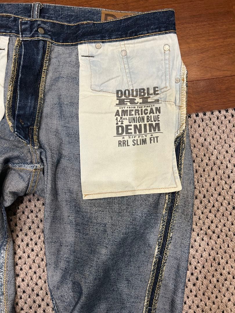RRL ダブルアールエル デニム 31×30 14oz 米国製デニム　色落ち良好