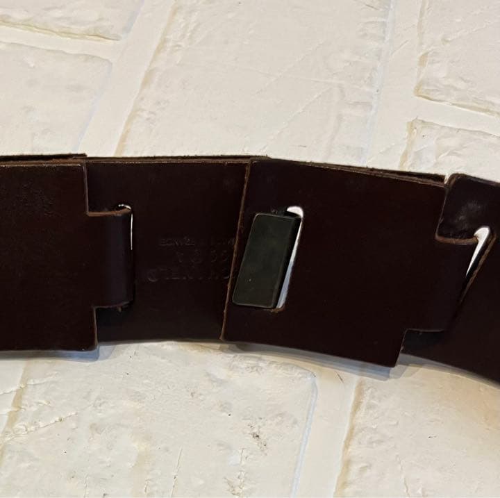 ヴィンテージ☆シャネル　ロゴ　レザー　チェーンベルト　ココマーク　レザー革　レア