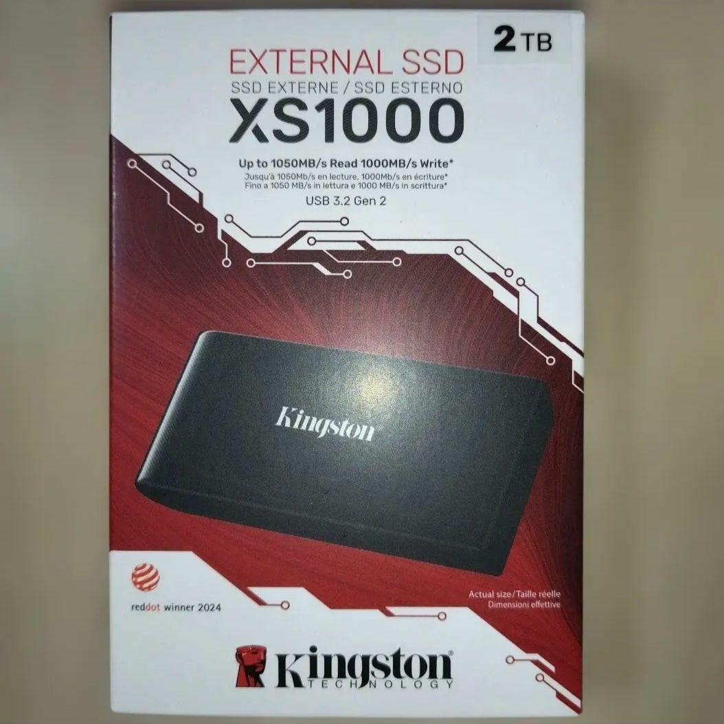 【新品】高速 外付け SSD 2TB USB3.2 Gen2 Kingston