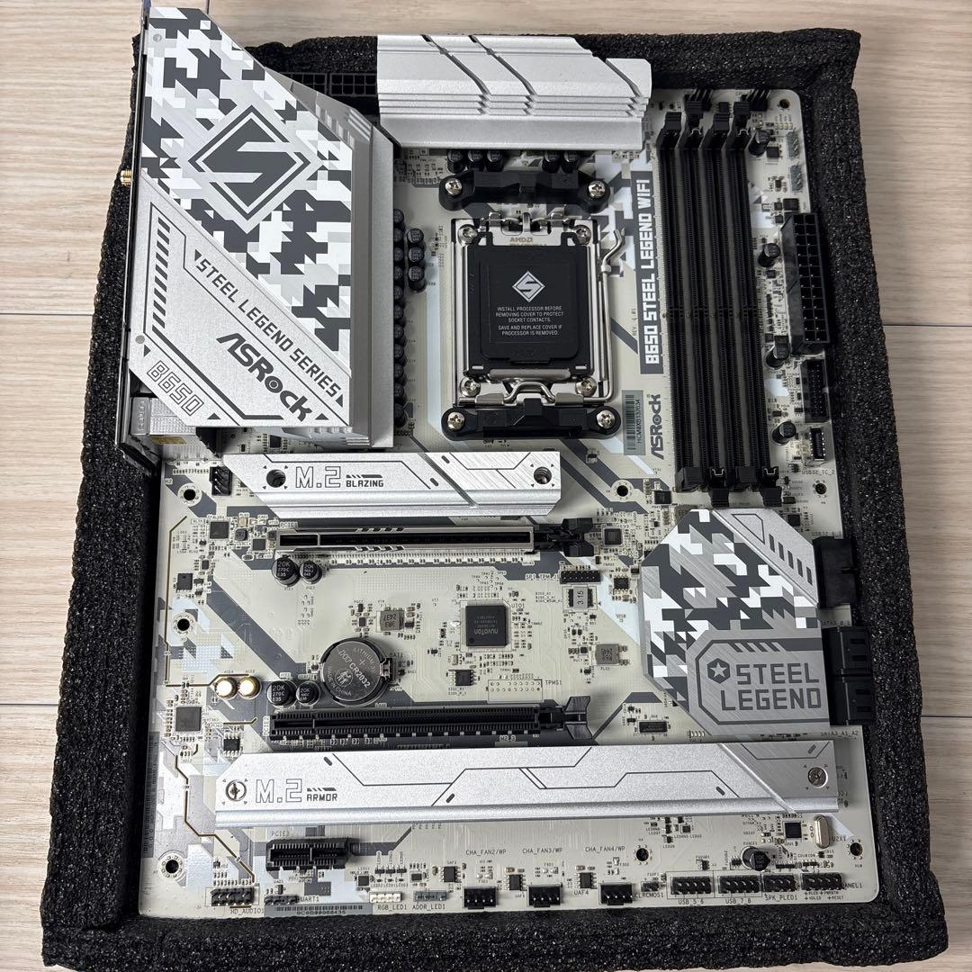 （美品）B650 Steel Legend WiFi マザーボード