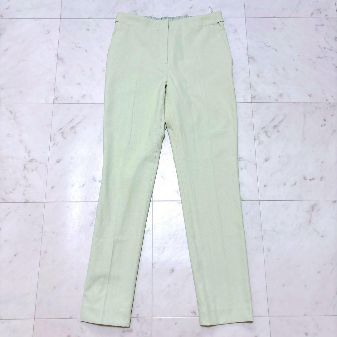 《23ss》セオリー パンツスーツセットアップ ノーカラージャケット ストレッチ