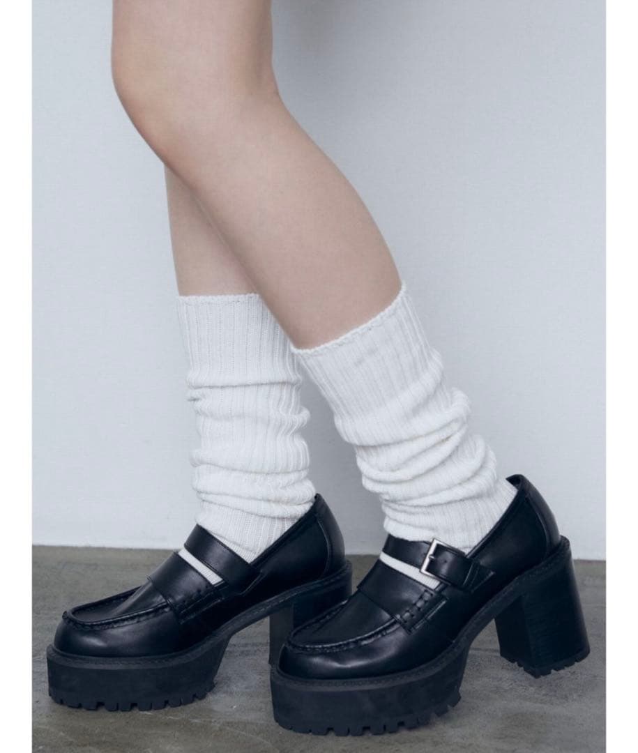 EMODA ベルトプラットフォームローファー