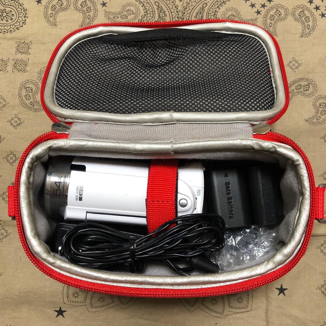 美品 JVC Everio GZ-E265 ホワイト ビデオカメラ