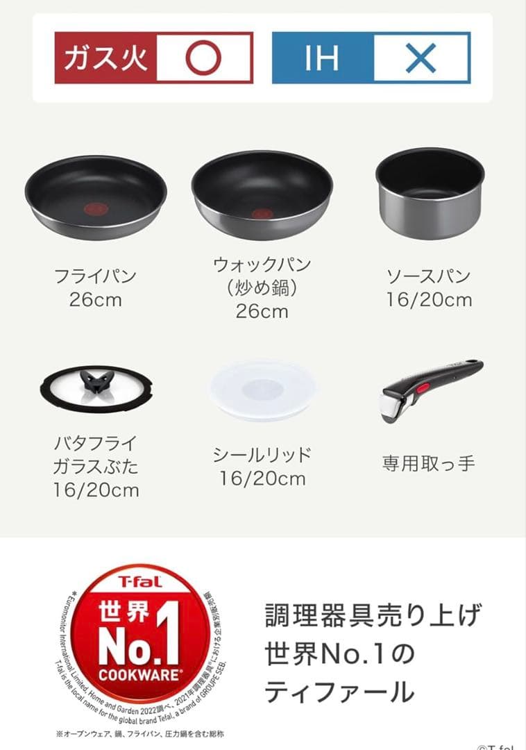 Tefal 鍋・フライパンセット