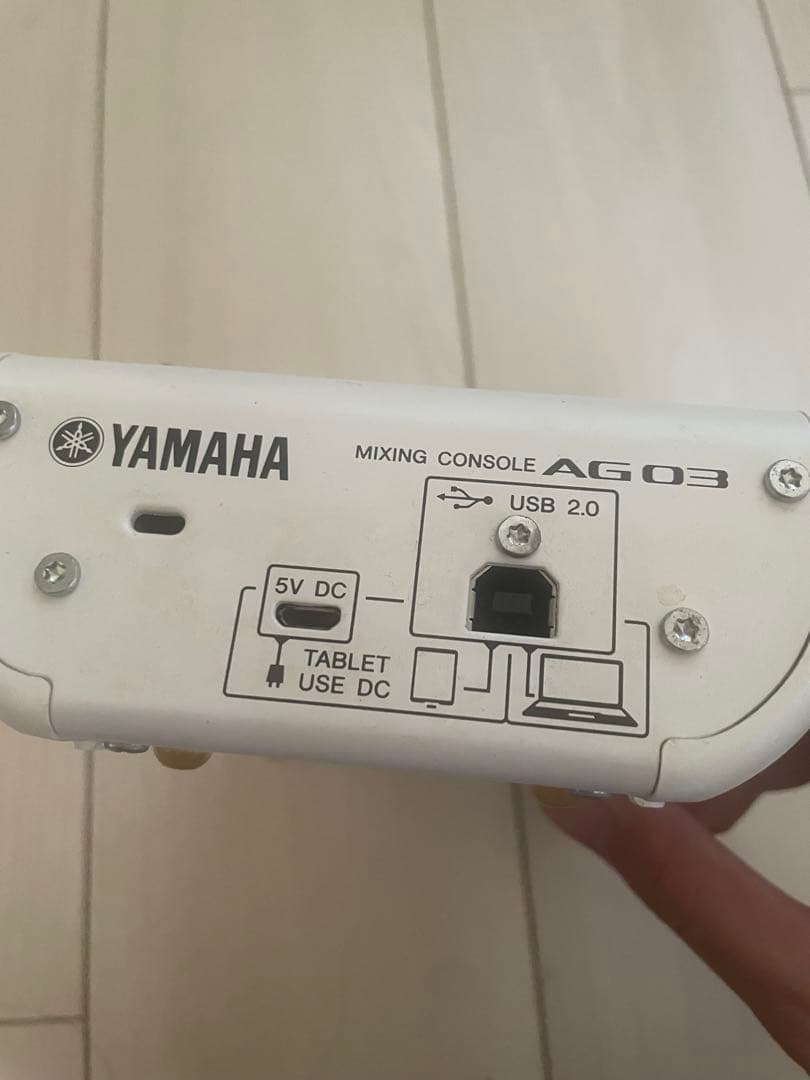 DJ機材 Yamaha AG03